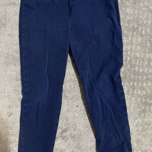 J. Crew Deep Blue Cropped Pants